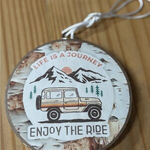 Mountain Design Car Freshie (Leather)